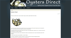 Desktop Screenshot of oystersdirect.com.au